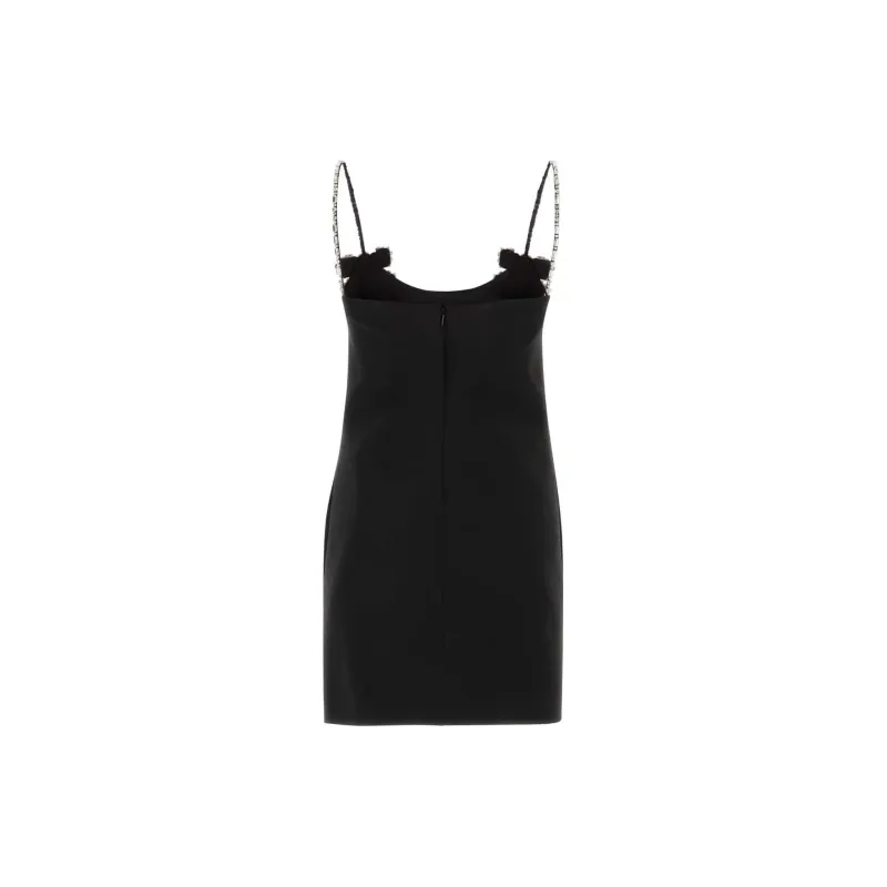 Valentino Crepe Couture Embellished Sleeveless Dress-1