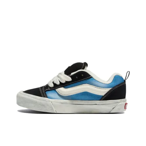 Vans Anti Slip Wear Resistant And Impact Resistant Low Top Skateboard Shoes Unisex Blue Black
