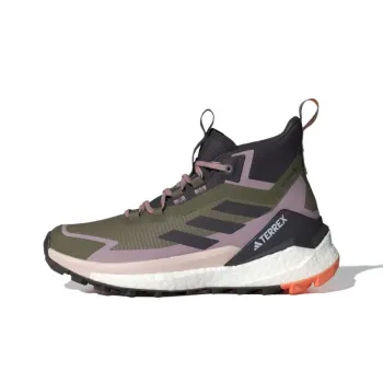 Adidas Terrex Free Hiker 2.0 Gore Tex Olive Strata Aurora Black Amber Tint Women's