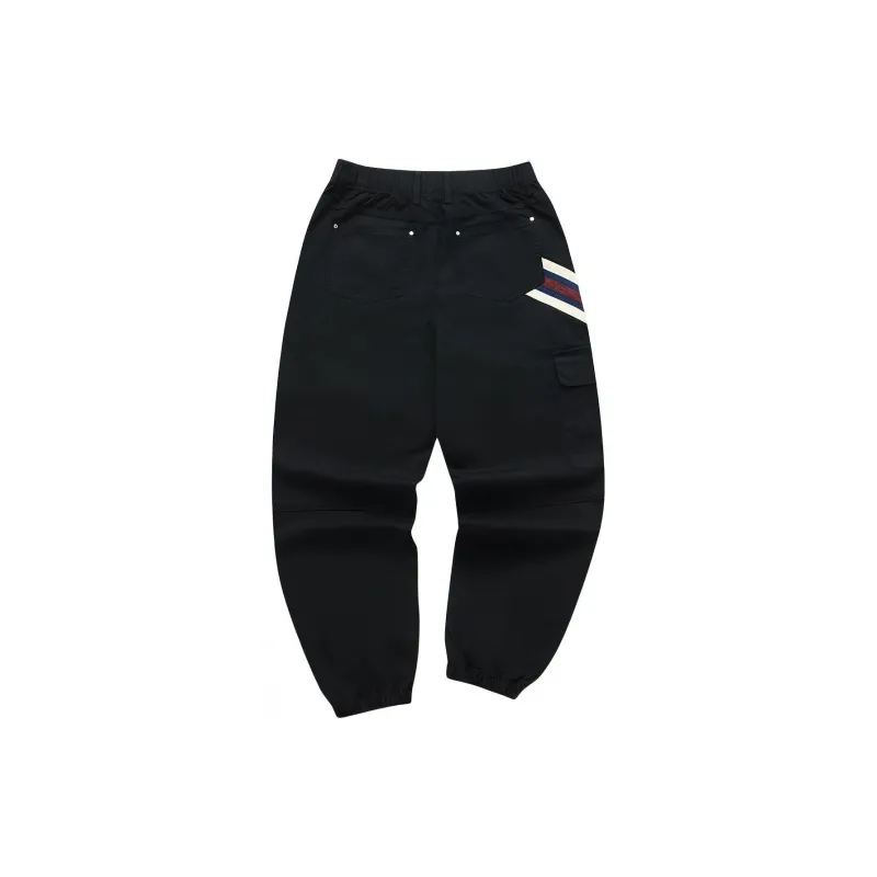 FILA FUSION x FACETASM Knitted Sweatpants Men's Elegant Black-1
