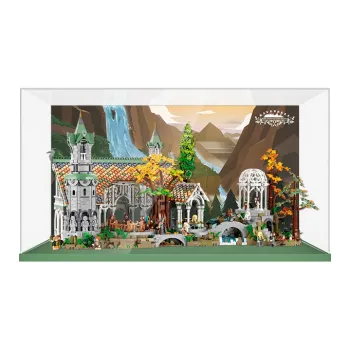 LIGHT YOUR BRICKS Compatibility Building Block 10316 Ring Wang You Valley Riven Castle Storage Box Model Accessories