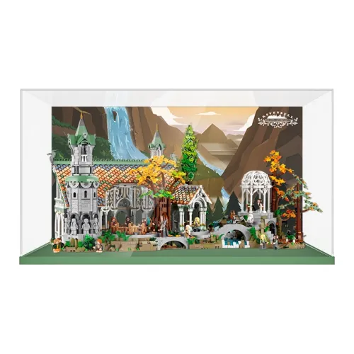 LIGHT YOUR BRICKS Compatibility Building Block 10316 Ring Wang You Valley Riven Castle Storage Box Model Accessories