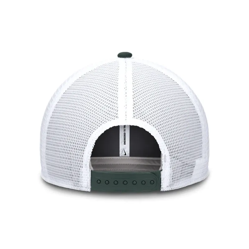 Nike Michigan State Spartans Legacy Rise Mascot Men's Nike College Trucker Adjustable Hat-1