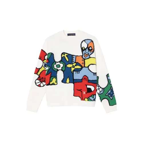 LOUIS VUITTON LV Puzzle Jacquard Crewneck 