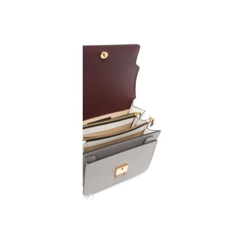 MARNI Trunk Colour Block Foldover Top Tote Bag-3