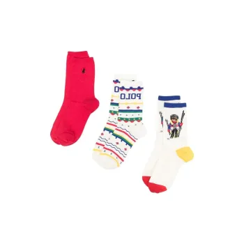 Polo Ralph Lauren SS23 Mid Calf Socks Women's 3 Pack