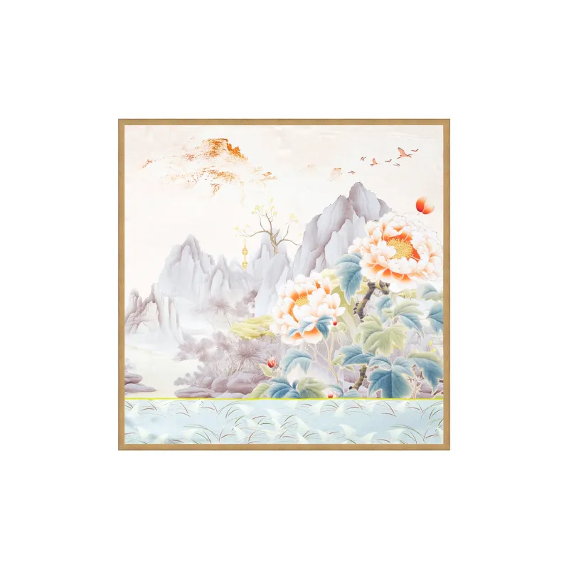 Shanghai Story 100% Mulberry Silk Silk Scarves Women's Patch Bamboo Leaf Flower Gift Box Set-8