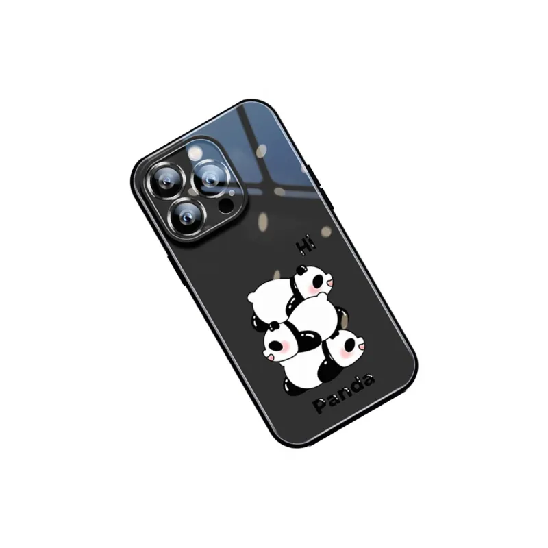 Sen Dog Glass Material Tide Brand Phone Cases Suitable For Apple 15Promax/Pro/Plus/14/13/12-13