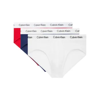 CALVIN KLEIN Underpants Men's 3 Pack Red White Blue