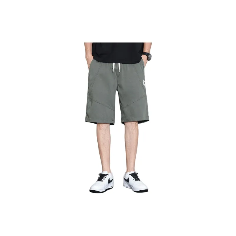 Tonlion Casual Shorts Men's Olive Green-1
