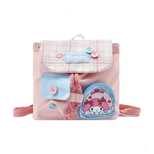 Sanrio Melodi Backpacks My Melody Cute Plaid Backpack