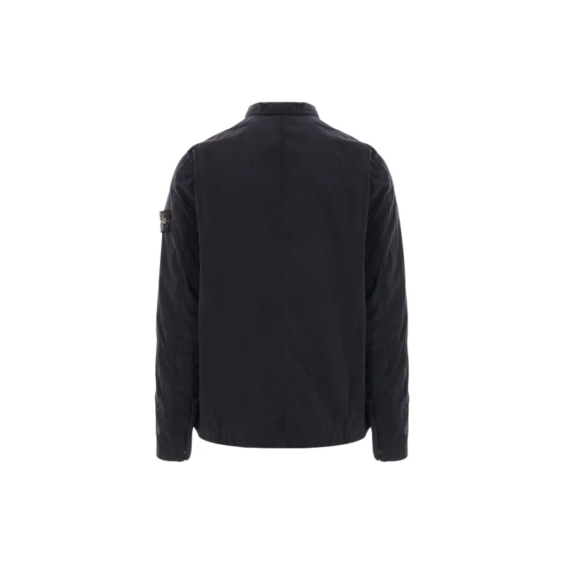 STONE ISLAND Compass Patch Zipped Overshirt-1