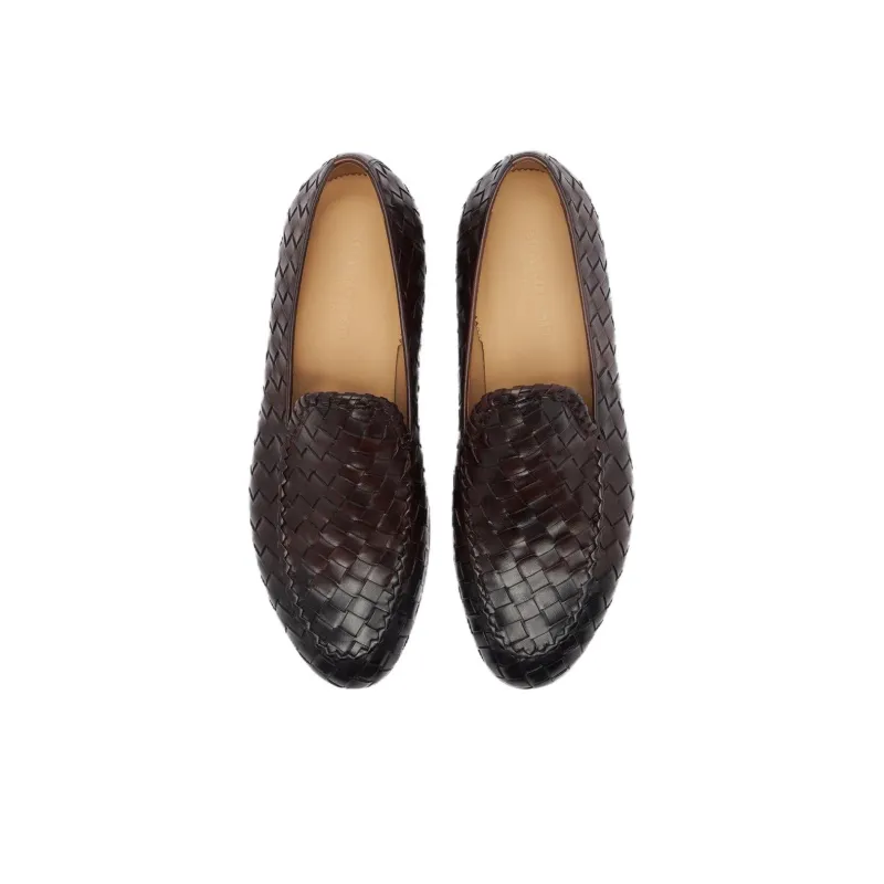 SCAROSSO Vittorio Interwoven Designed Loafers-3