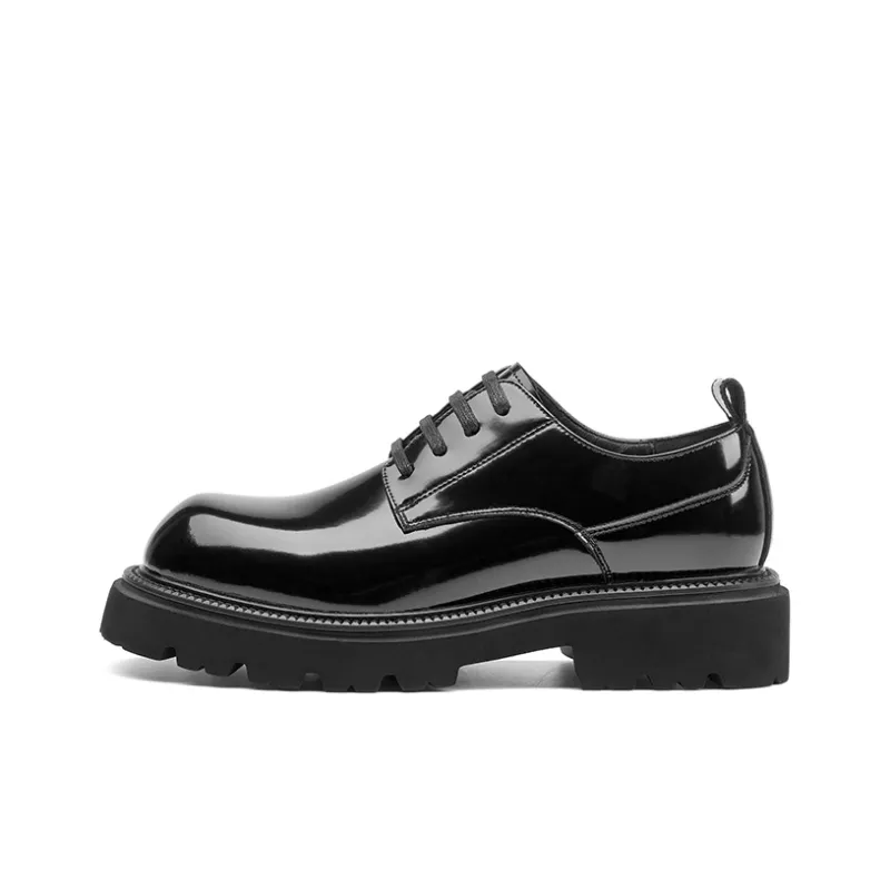 JOSINY Men's Casual Shoes Men Low Top Black-8