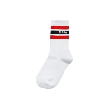 Balenciaga SS23 Knee-High Socks Regular Fit Men's White