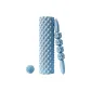 Blue-Set of 3: 45cm Foam Roller+Waterdrop Massage Stick+Fascia Ball