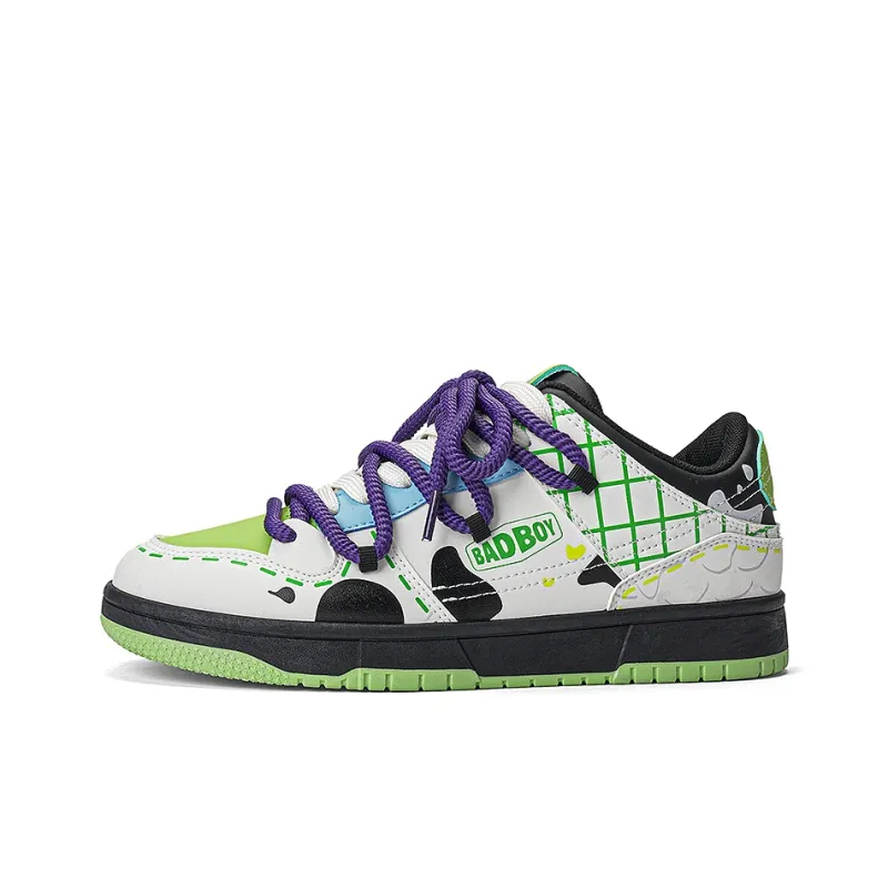 The Simpsons Cushioned Anti-Slip Wear-Resistant Breathable Lightweight Low-Top Casual Shoes Unisex Cheese White Green-1
