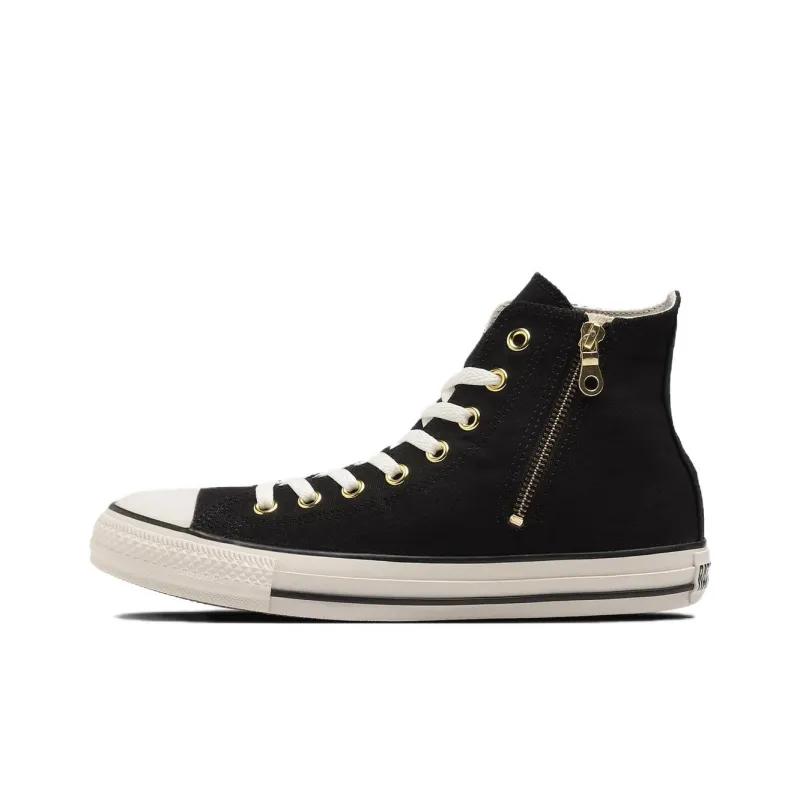 Converse All Star Anti Slip Wear Resistant High Top Canvas Shoes Unisex Black-0
