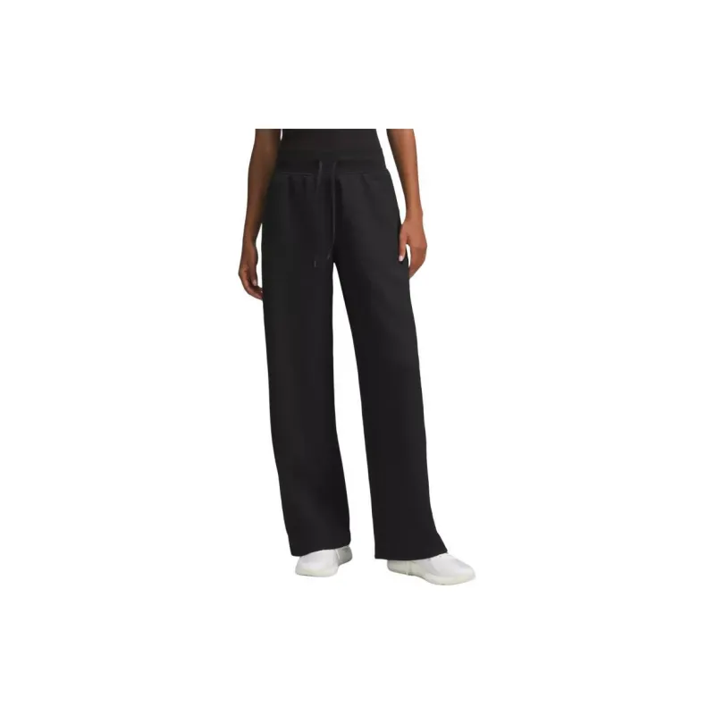 Lululemon TexturedHigh-Rise Wide-Leg Track Pant Regular Casual Pants Women's-1