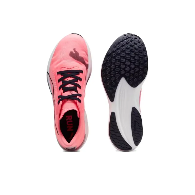 PUMA Liberate Nitro Cushioning And Breathable Low Top Running Shoes Men's Pink-3