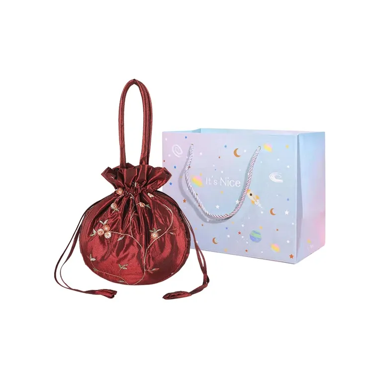 GOX Nylon Handbag Regular Women's White/Black/Pink/Red/Rose Red/Purple/Burgundy-32