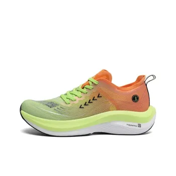 LPMX Rebound Support Wear Resistant Lightweight Breathable Slip Resistant Low Top Running Shoes Men's Orange Green