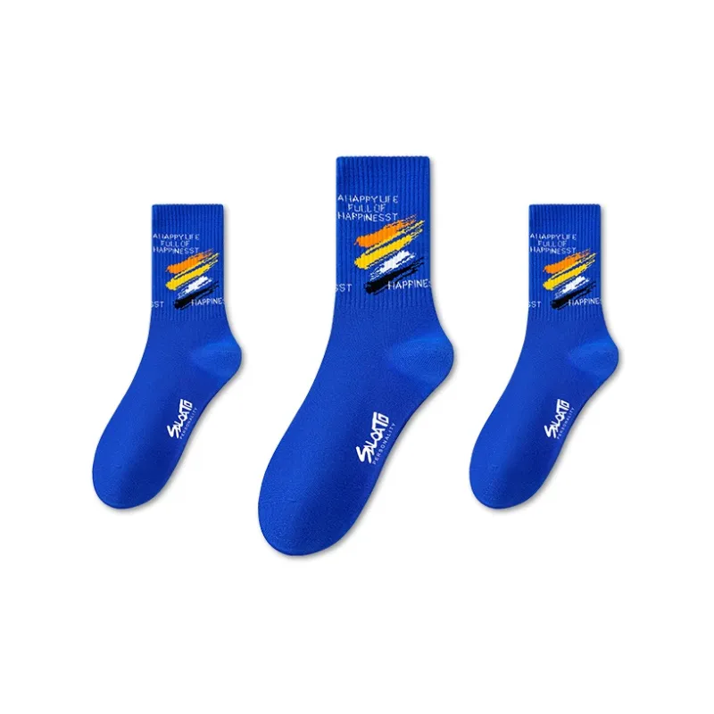 Taste The Color Mid Calf Socks Men's 3 Pack-11