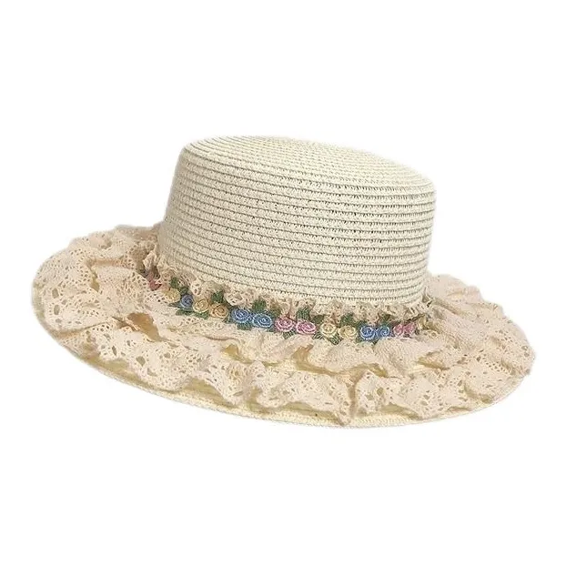 EEEENO Paper Reed Bucket Hats Unisex-3