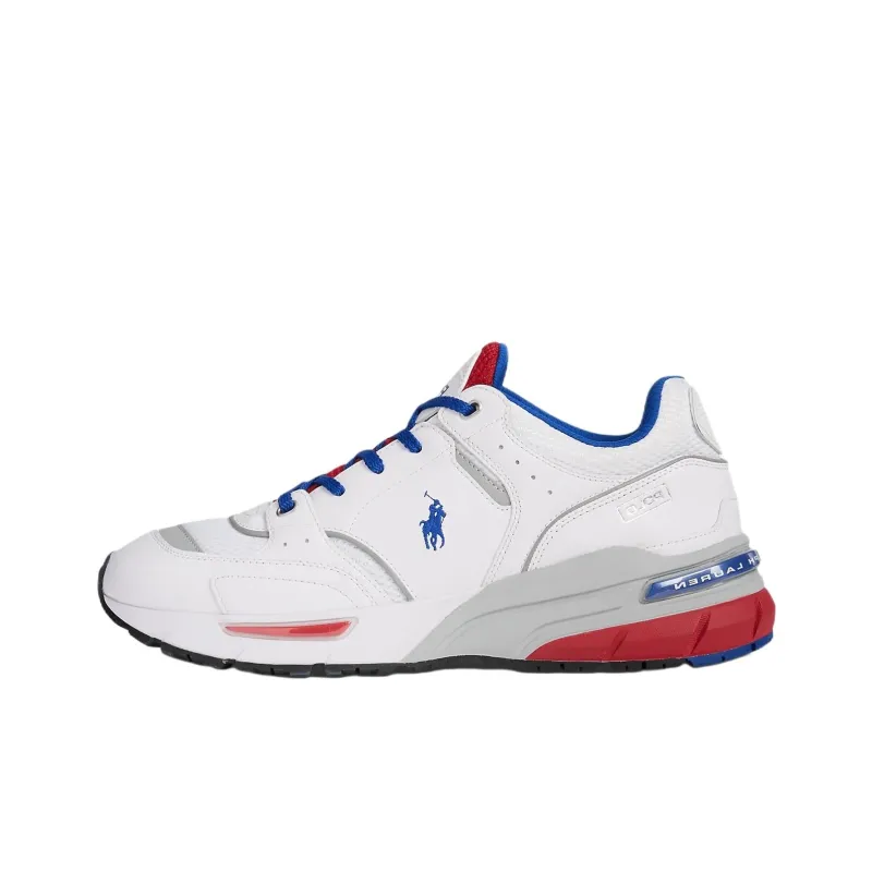 Polo Ralph Lauren Trackster 200 Low Top Casual Shoes Men's White-0