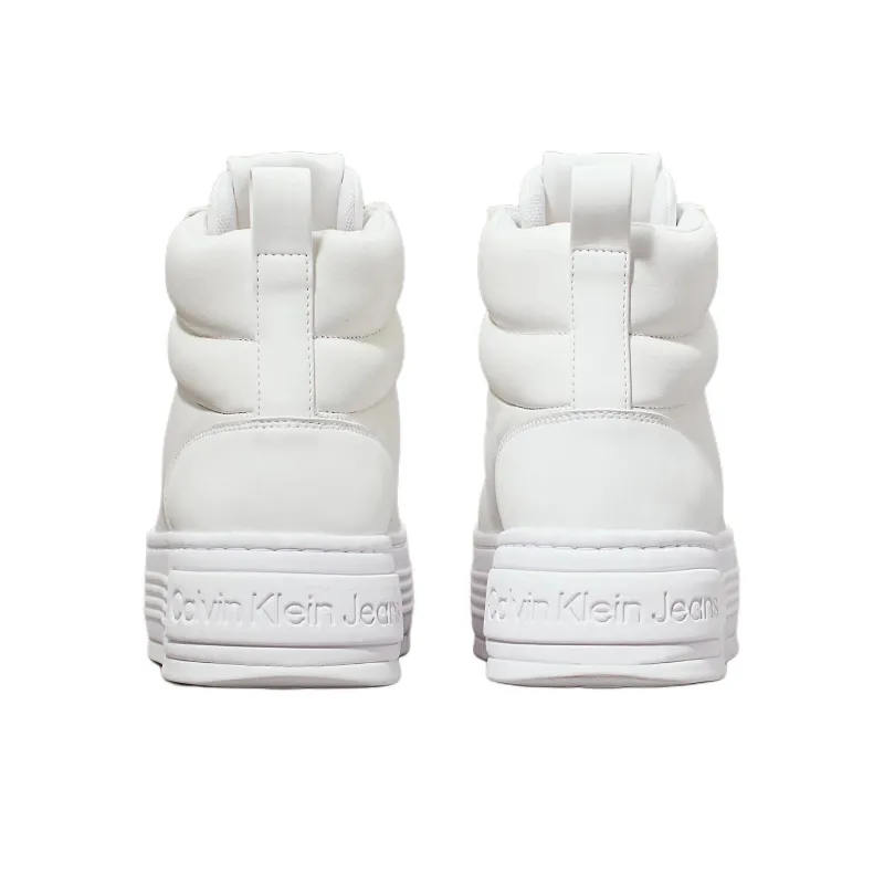 CKJ CALVIN KLEIN JEANS Low-Top Skateboard Shoes Women's White-4