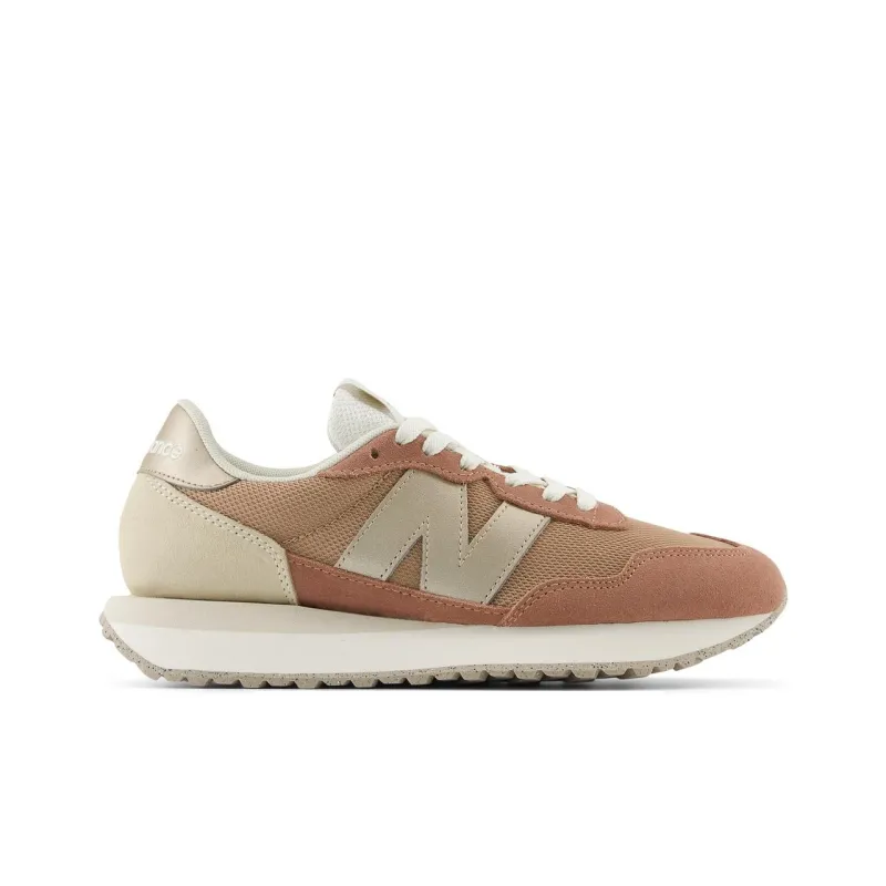 New Balance NB 237 Anti Slip Wear Resistant Low Top Casual Shoes Women's Brown-1