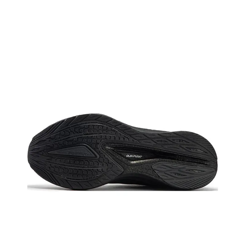 361° Float Anti Slip Wear Resistant Low Top Casual Running Shoes Men's Black-4