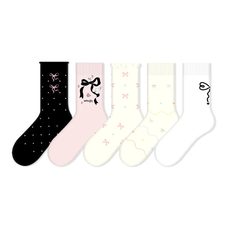 COTTON CHEESE Mid Calf Socks Women's-10