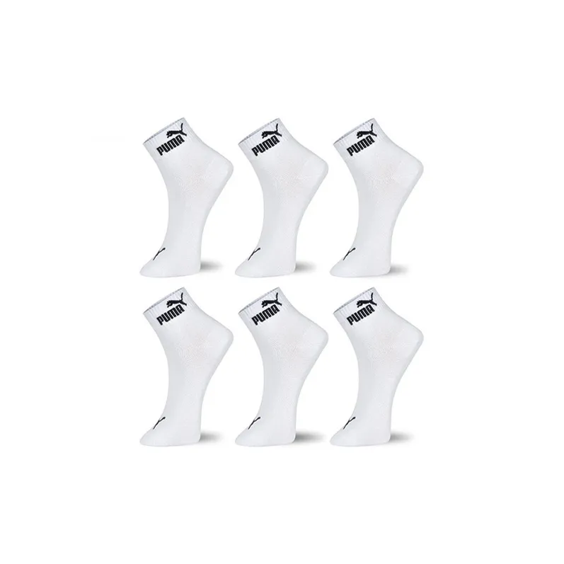 PUMA Mid Calf Socks Men's Combo Set White-0