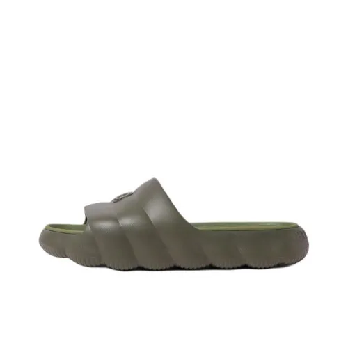 Moncler Lilo Slide Slippers 4cm Men's Green