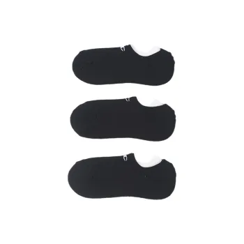 Champion Unisex Logo Sports Socks 3 Packs Black