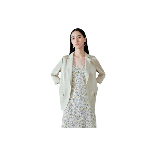 TKY SHOP Business Suits Women's Matcha Green