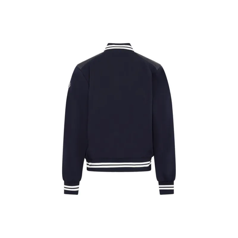 Moncler Contrasted Padded Varsity Jacket-1