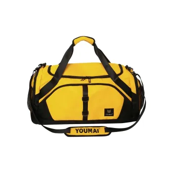 Alcohol Dragon Nylon Shoulder Bag 50L Unisex Multicolor