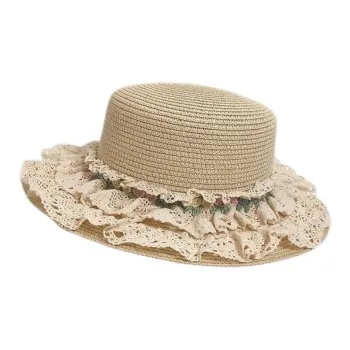 EEEENO Paper Reed Bucket Hats Unisex