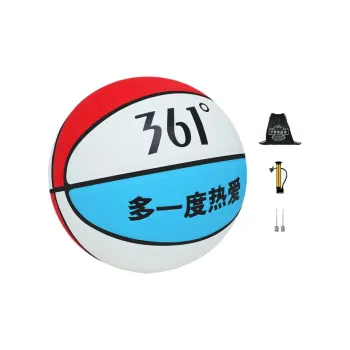 361° PU Basketball Red Blue White Size 7 Training Unisex