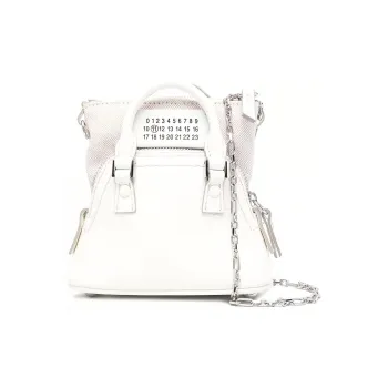 Maison Margiela Numbers Patch Zipped Mini Shoulder Bag