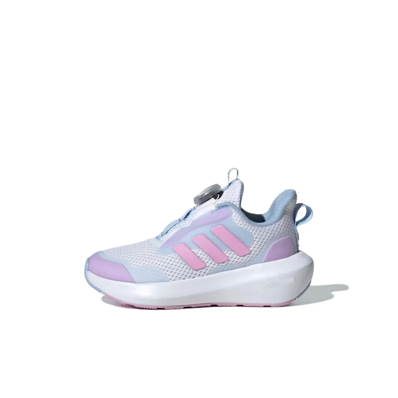 Adidas FORTARUN 3.0 Slip-Resistant Low-Top Kids Lifestyle Shoes White Children Aged 3-7 Years Old-0