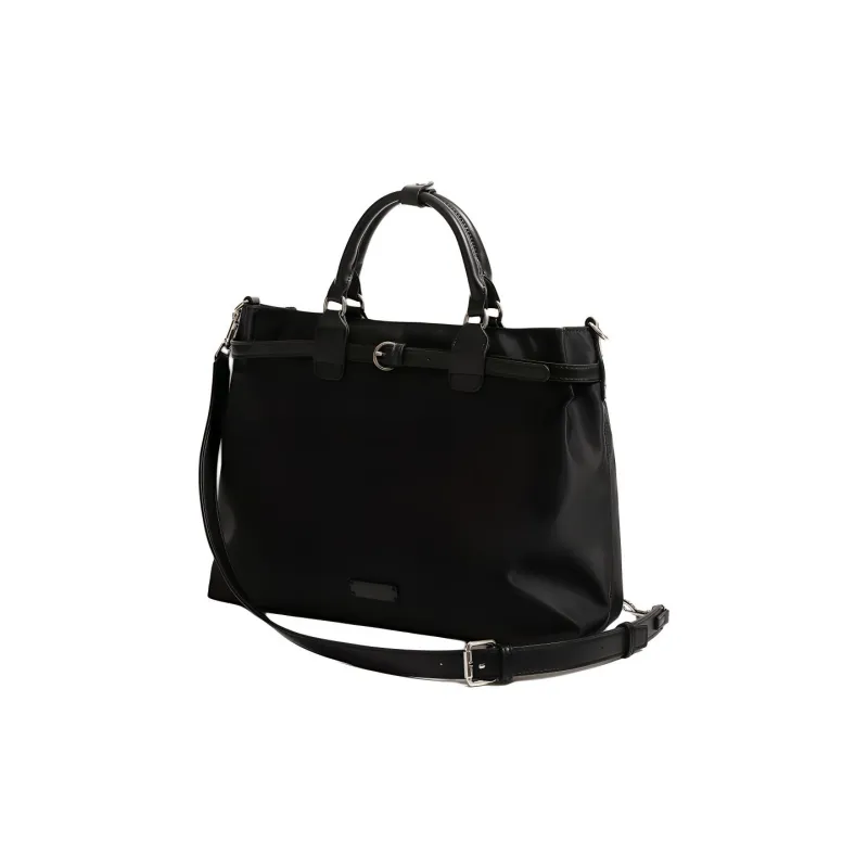 H YXIANG Artificial Leather Briefcases Unisex Ecru/Coffee/Black/Gray-14