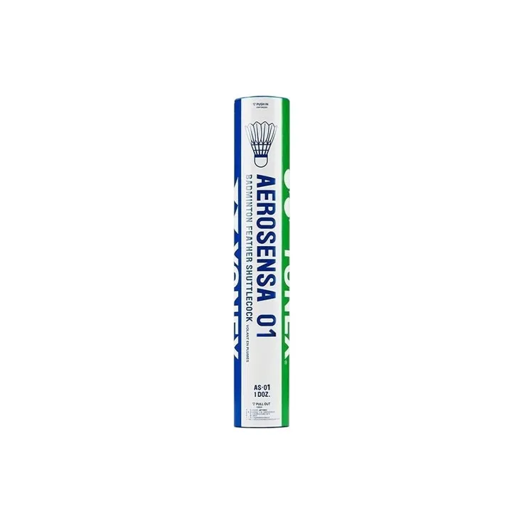 YONEX Aerosensa Collection AS 01CR Duck Feather Shuttlecock 12 Pack CiGu Duck Feather Training Shuttlecocks-2