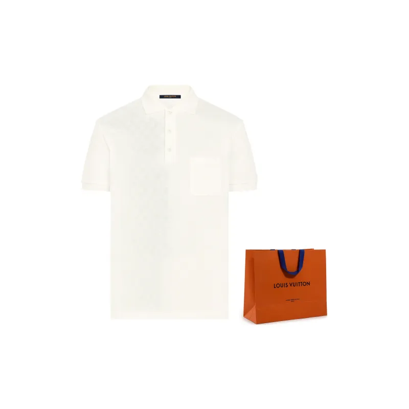 LOUIS VUITTON Half Damier Pocket Polo-1