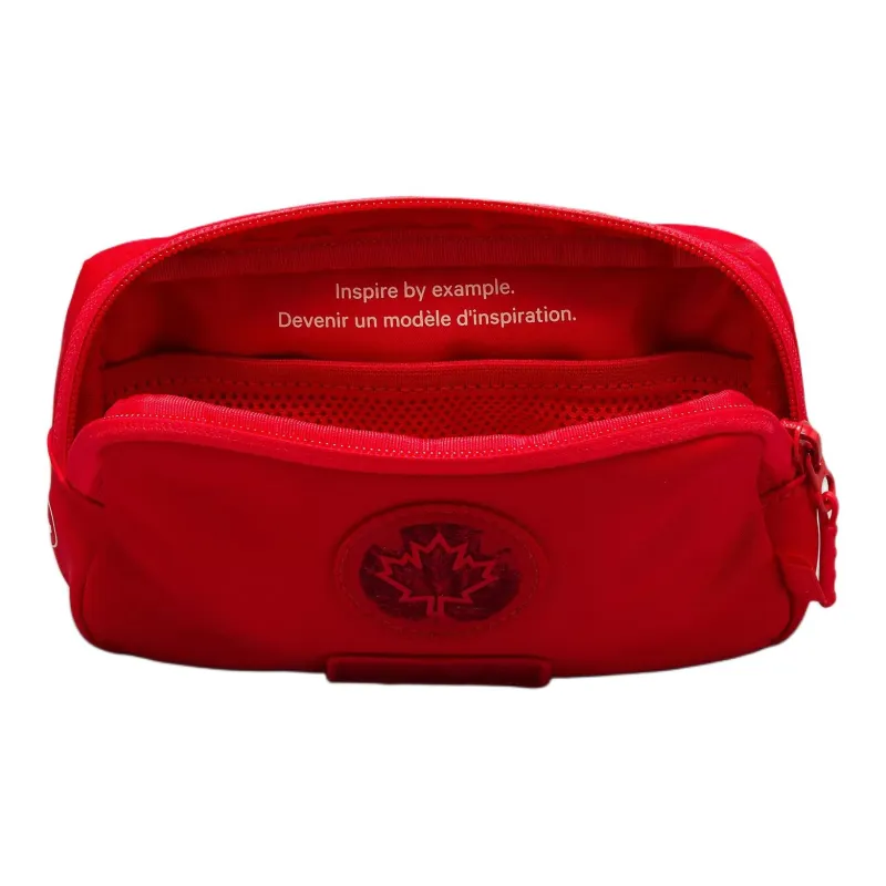 Lululemon Recycled Polyester With Nylon One Shoulder Crossbody Fanny Pack Mini Unisex Spicy Red-3