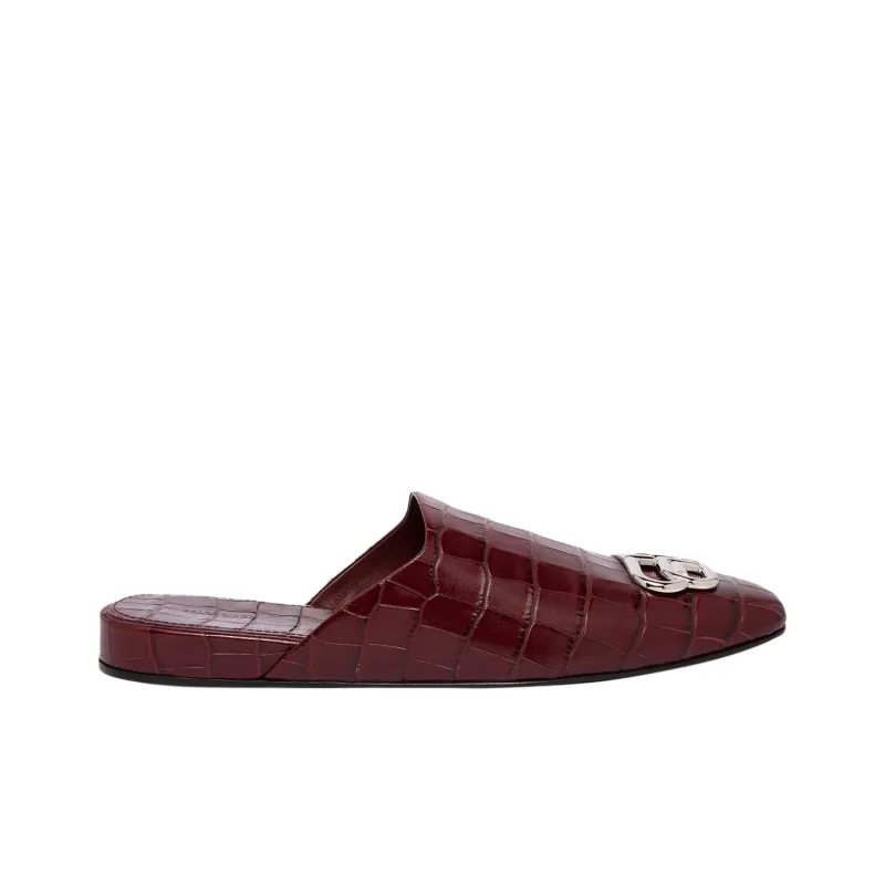 Balenciaga Cosy Closed Toe Slippers Women's Red-1