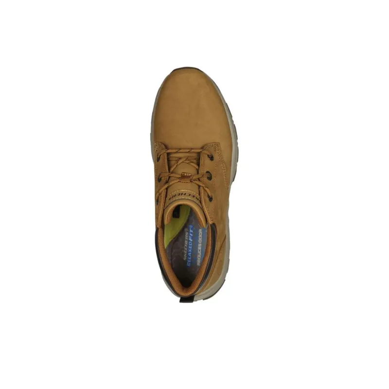 Skechers Relaxed Fit Anti Slip Wear Resistant Low Top Casual Shoes Men's Brown-4