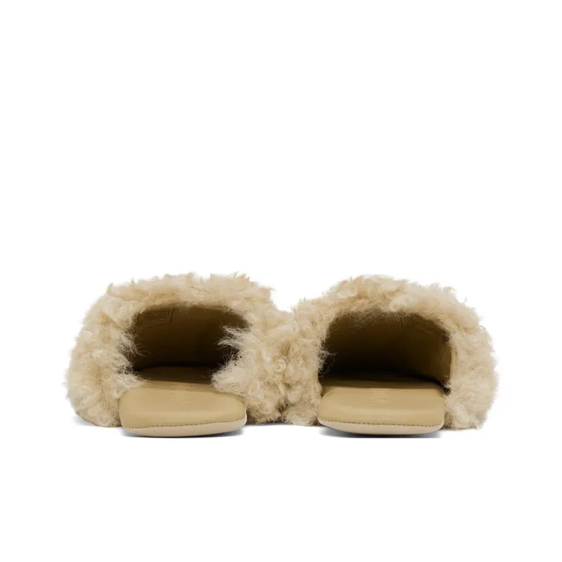 STAND STUDIO Wrap-toe Slippers Women's Beige-3